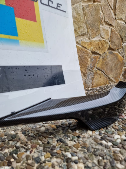 BMW SERIE 3 E92 E93 M 06-10 BAFFI SOTTO PARAURTI ANTERIORE CARBON LOOK M SPORT AUTOELEGANCERICAMBI