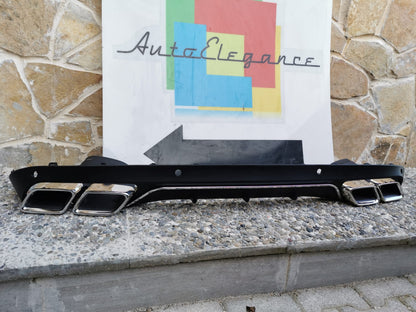 SOTTO PARAURTI MERCEDES C W205 STANDARD DIFFUSORE POSTERIORE AMG & TERMINALI