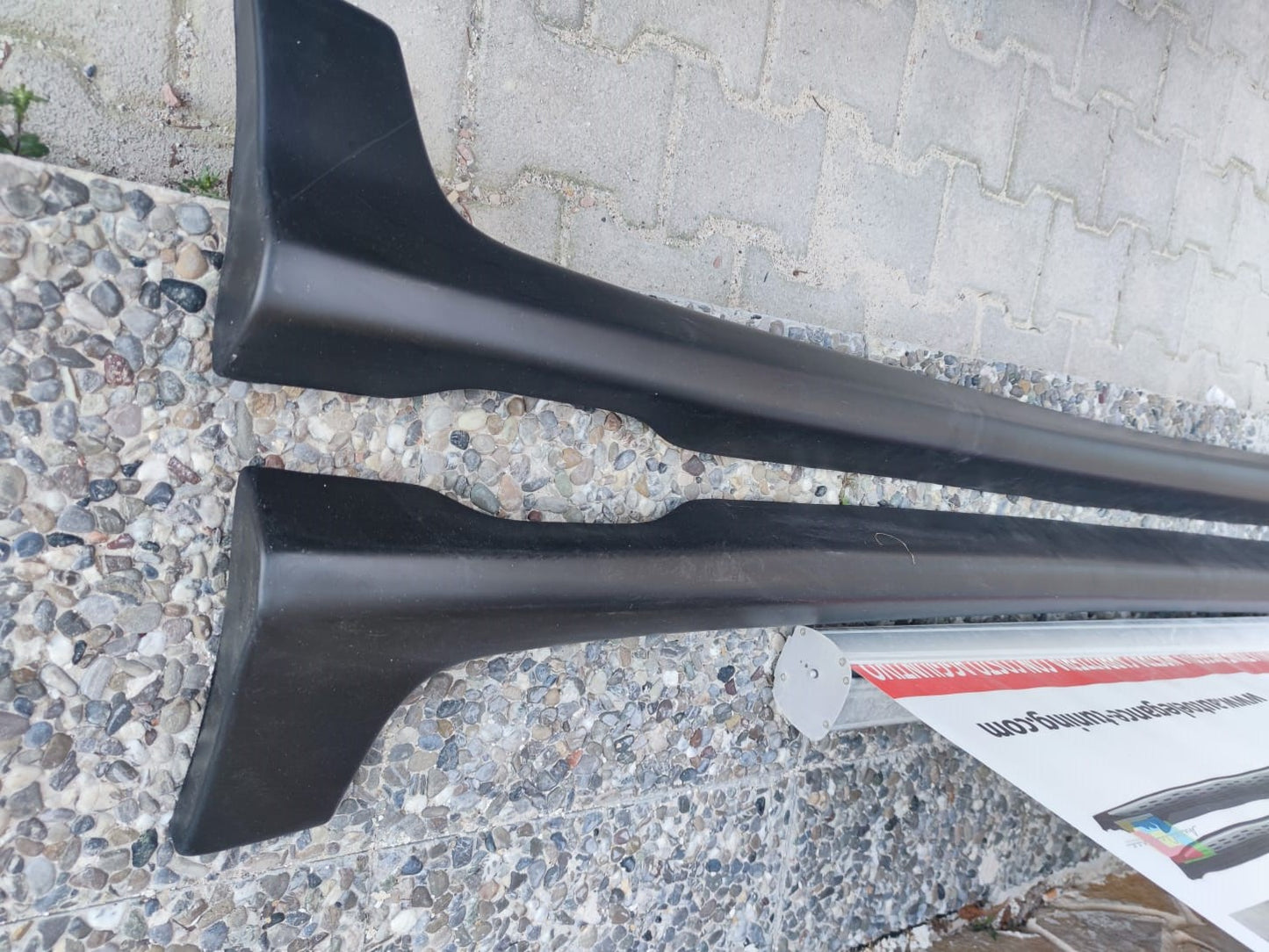 SIDE SKIRTS FOR OPEL ASTRA H 5 DOORS UNDER DOOR SPOILER ABS OPC 0104