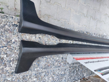 SIDE SKIRTS FOR OPEL ASTRA H 5 DOORS UNDER DOOR SPOILER ABS OPC 0104