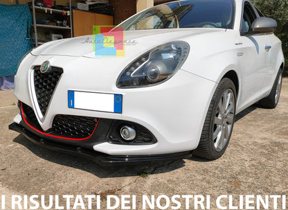 SPLITTER FOR ALFA ROMEO GIULIETTA 2010-2020 UNDER FRONT BUMPER ABS LIP