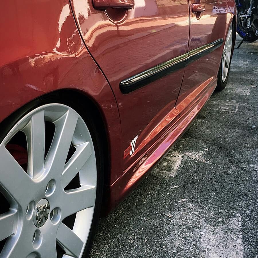 SPOILER SIDE SKIRTS FOR PEUGEOT 207 ABS SPORTY LOOK TUNING
