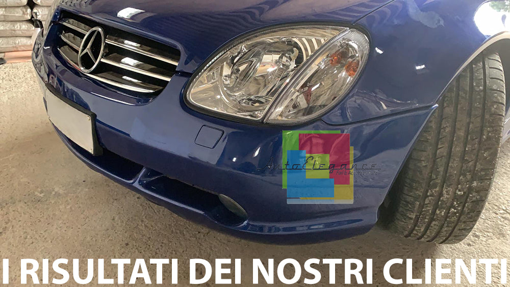 COPPIA FARI CROMATI PER MERCEDES SLK 170 AUTOELEGANCERICAMBI