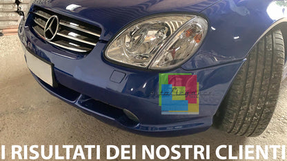 COPPIA FARI CROMATI PER MERCEDES SLK 170 AUTOELEGANCERICAMBI