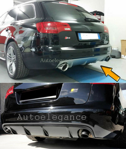 AUDI A6 4F C6 2004 AL 2008 AVANT DESIGN RS6 DIFFUSORE SOTTO PARAURTI AUTOELEGANCERICAMBI