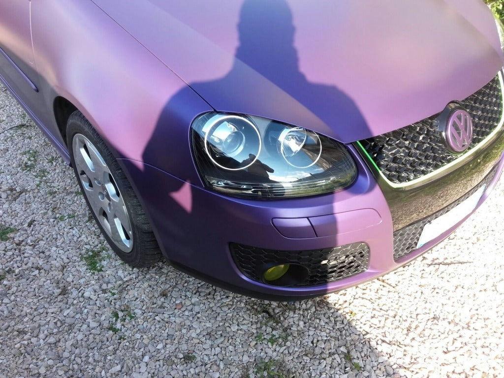 VW GOLF 5 MK5 V 2003-2008 FARI ANTERIORI LOOK GTI FANALI CON POSIZIONE LED .-