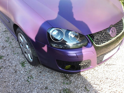 VW GOLF 5 MK5 V 2003-2008 FARI ANTERIORI LOOK GTI FANALI CON POSIZIONE LED .-