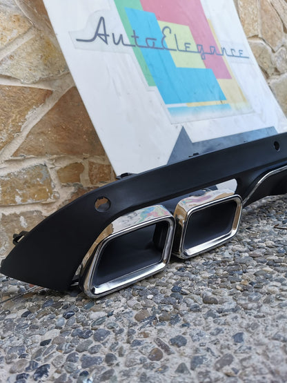 SOTTO PARAURTI MERCEDES C W205 STANDARD DIFFUSORE POSTERIORE AMG & TERMINALI