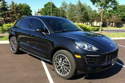 PEDANE LATERALI PORSCHE MACAN 2014+ SOTTOPORTA ANTISCIVOLO TOP QUALITA ALLUMINIO