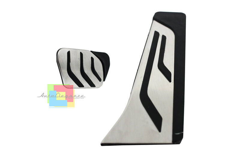 PEDALIERA CAMBIO AUTOMATICO BMW SERIE 2 F22 2014+ - INOX GOMMA ANTISCIVOLO