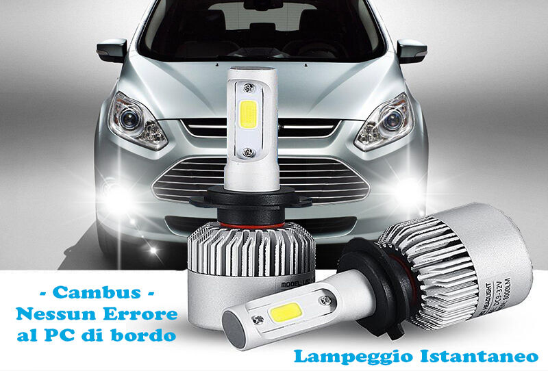 CREE LED FOG LIGHTS FORD C MAX 2010+ CAMBUS 6000K ICE WHITE