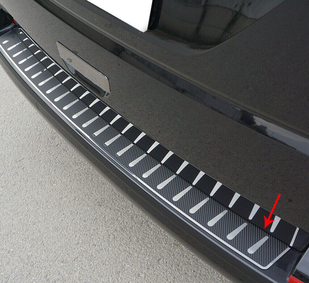 PIASTRA CARBON / CROMATA COFANO POSTERIORE VW T6 2015+ ACCIAIO INOX