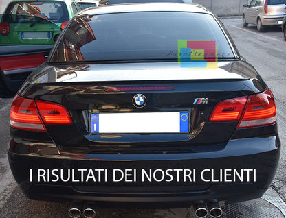 BMW SERIE 3 E92 E93 COUPE CABRIO 06-11 SPOILER POSTERIORE SUL COFANO LOOK M3 AUTOELEGANCERICAMBI