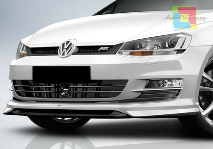SPOILER ANTERIORE SOTTO PARAURTI SPORTIVO ABT VW GOLF 7 2012 IN POI .-