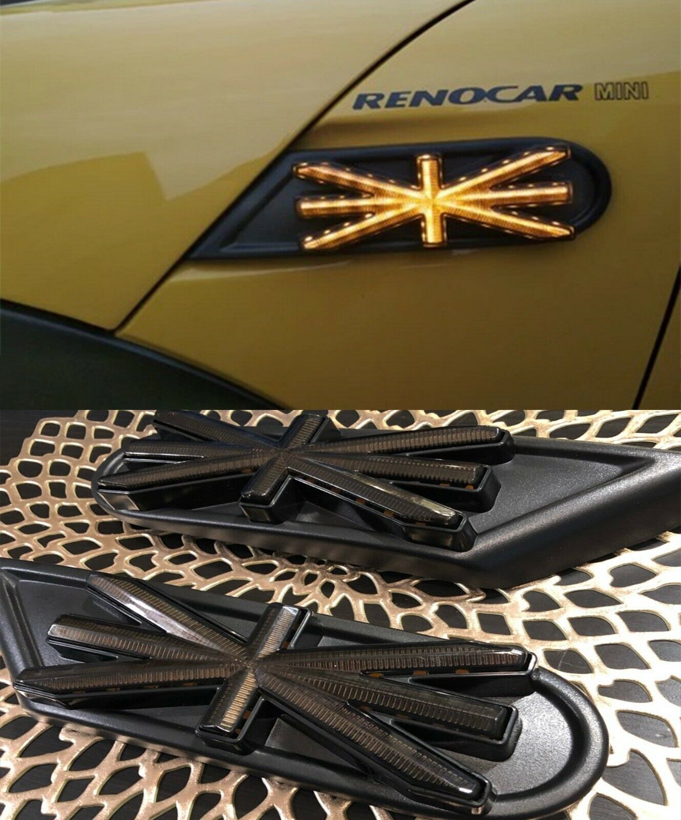MINI R55 R56 R57 FRECCE LED DINAMICHE LATERALI SCORREVOLI INDICATORI