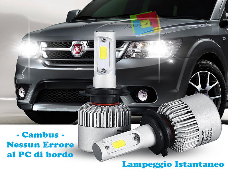 LAMPADE ANABBAGLIANTI LED FIAT FREEMONT 2011+ ISTANTANEO 6000K CREE