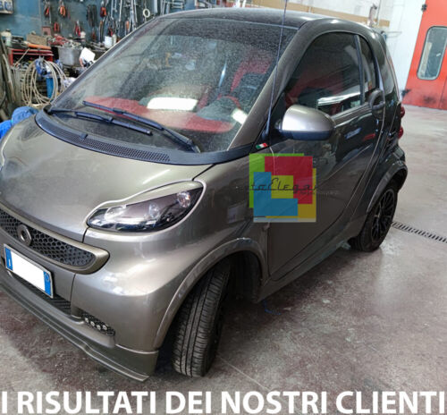 SMART FORTWO 451 SET OF SPOILERS WITH EXTENDED FENDERS IN ABS WITH A SPORTY LOOK .-. 