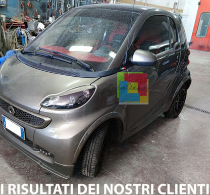 SMART FORTWO 451 SET OF SPOILERS WITH EXTENDED FENDERS IN ABS WITH A SPORTY LOOK .-. 