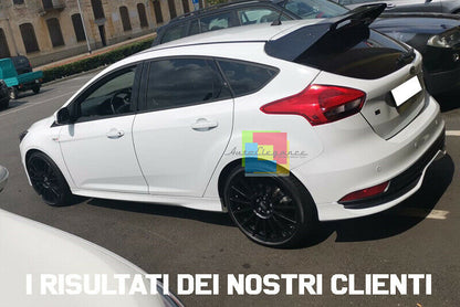 FORD FOCUS III MK3 5 PORTE 2011-2016 SPOILER POSTERIORE SUL TETTO LOOK RS .-.