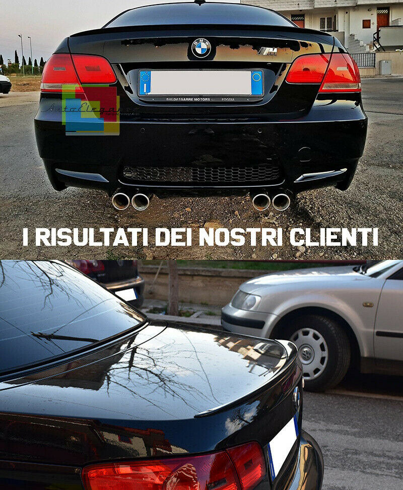 BMW SERIE 3 E92 E93 COUPE CABRIO 06-11 SPOILER POSTERIORE SUL COFANO LOOK M3 AUTOELEGANCERICAMBI