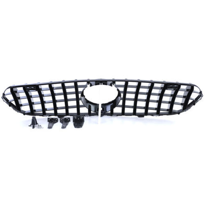 Gloss black sports radiator grille for Mercedes GLC X253 SUV from 15