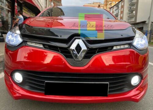 RENAULT CLIO 4 2012-2015 ABS FRONT BUMPER BLADE SPLITTER LOOK RS