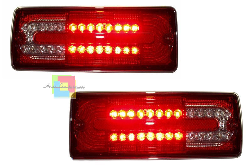 FARI POSTERIORI FULL LED MERCEDES G W463 2008-2017 FANALI ROSSI