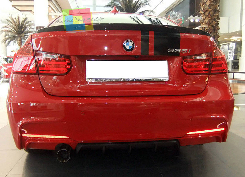 ESTRATTORE BMW SERIE 3 F30 F31 2011+ DIFFUSORE POSTERIORE LOOK M PERFORMANCE