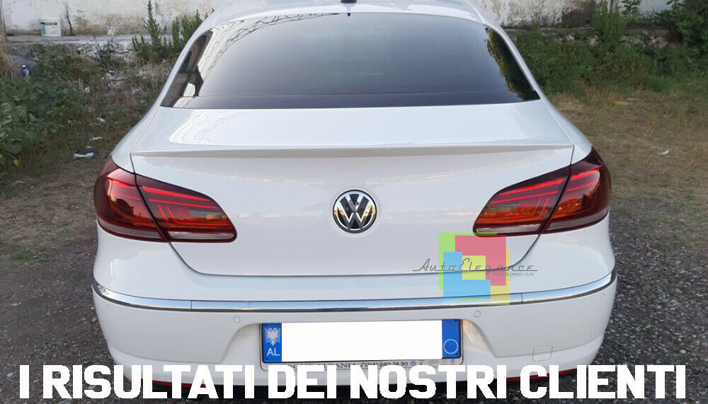 SPOILER POSTERIORE VW PASSAT CC 2012+ FACELIFT SUL COFANO LOOK SPORTIVO