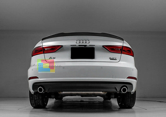 REAR BONNET SPOILER AUDI A3 8V SEDAN 2012+ LOOK S3 S-LINE
