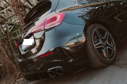 MERCEDES A W177 HB 2018+ AMG REAR SPOILER ADDITIONAL ROOF WING GLOSSY BLACK