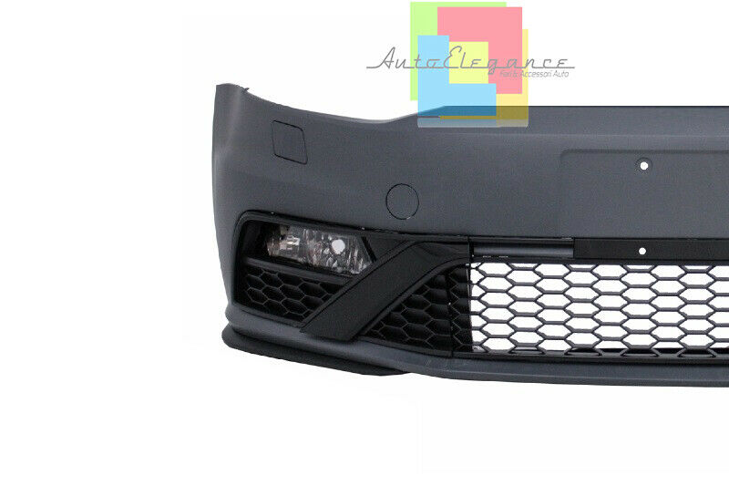 VW POLO 6R 6C 2009-2017 PARAURTI ANTERIORE DESIGN SPORTIVO GTI IN ABS