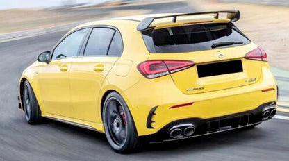 REAR DIFFUSER SUITABLE FOR MERCEDES A W177 AMG UNDER BUMPER A45S LOOK 