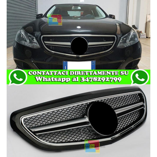 MERCEDES E-CLASS W212 2013+ LIFT FRONT GRILLE AMG LOOK