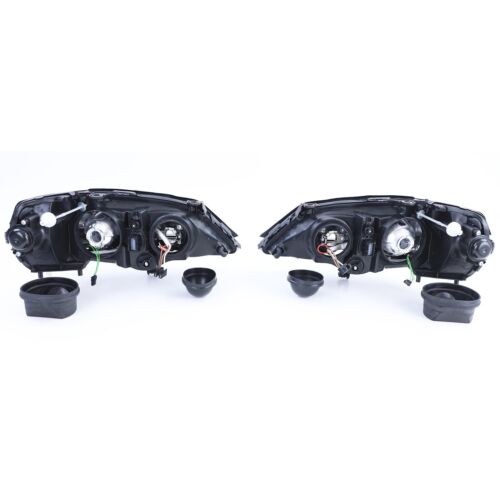 Xenon Headlights D2S H7 Black Right Left for Opel Astra G 97-04