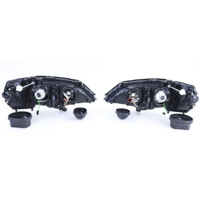 Xenon Headlights D2S H7 Black Right Left for Opel Astra G 97-04