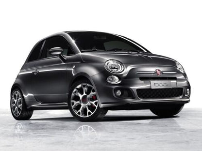 MINIGONNE LATERALI SOTTO PORTA SPORTIVI PER FIAT 500 LOOK TUNING VRT