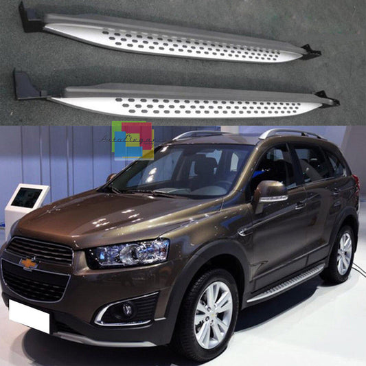 PEDANE LATERALI SOTTOPORTA SPORTIVI PER CHEVROLET CAPTIVA 2012 IN POI .-.