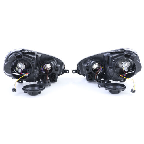 Set of black headlights sport version for VW Golf 5 + Jetta 3