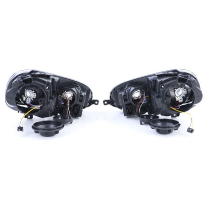 Set of black headlights sport version for VW Golf 5 + Jetta 3