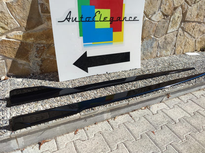 LAMA SOTTO MINIGONNE PER SEAT LEON 5F 2012-2018 SPOILER SPLITTER ABS NERO