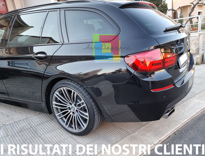 DIFFUSER &amp; EXHAUST TIPPER BMW 5 SERIES F10 F11 2011-2017 LOOK M-Tech 550i