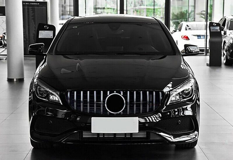 MERCEDES CLA W117 2013 AL 2016 GRIGLIA ANTERIORE AMG PANAMERICANA PROFILI CROMAT