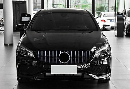 MERCEDES CLA W117 2013 AL 2016 GRIGLIA ANTERIORE AMG PANAMERICANA PROFILI CROMAT