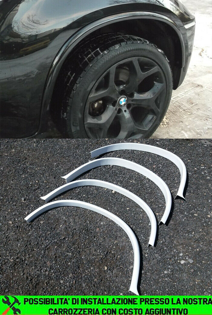 SET 4 PARAFANGHI ALLARGATI PASSARUOTA BMW X6 E71 POI LOOK M-SPORT