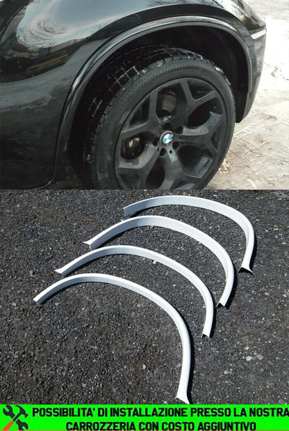 SET 4 PARAFANGHI ALLARGATI PASSARUOTA BMW X6 E71 POI LOOK M-SPORT