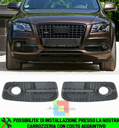 GRIGLIE FENDINEBBIA NERE RSQ5 SQ5 A NIDO D'APE PER AUDI Q5 8R 2008-2012 SLINE