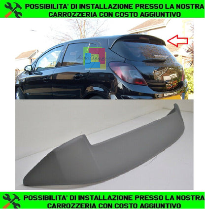 OPEL CORSA D 5 PORTE 2006-2014 SPOILER SUL LUNOTTO POSTERIORE LOOK SPORTIVO