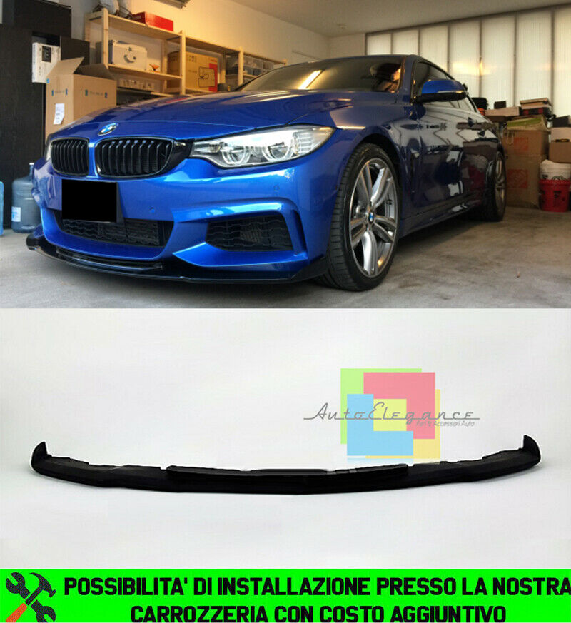 BMW SERIE 4 F32 F33 F36 SPOILER SOTTO PARAURTI ANTERIORE SPORTIVO TUNING AUTOELEGANCERICAMBI