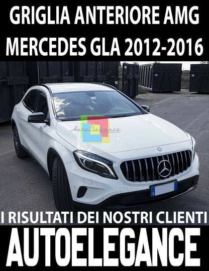 MERCEDES GLA X156 2013 AL 2016 GRIGLIA ANTERIORE AMG PANAMERICANA SATINATA